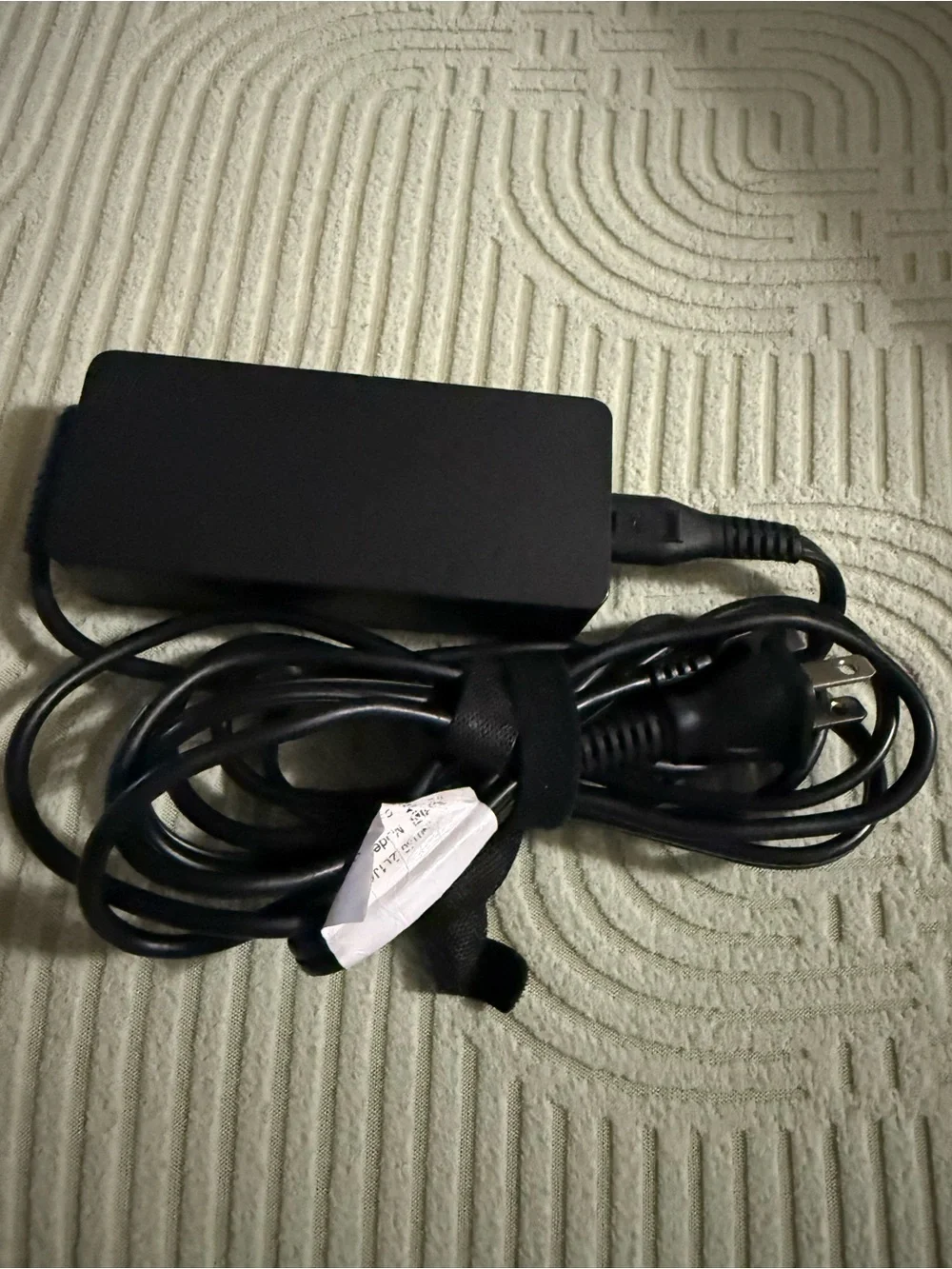 Lenovo Black AC Power Adapter with Integrated Cable
